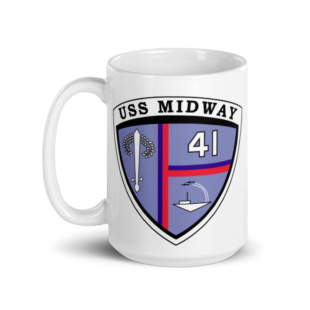 USS Midway (CV-41) Persian Gulf Tour 1987-88 Mug