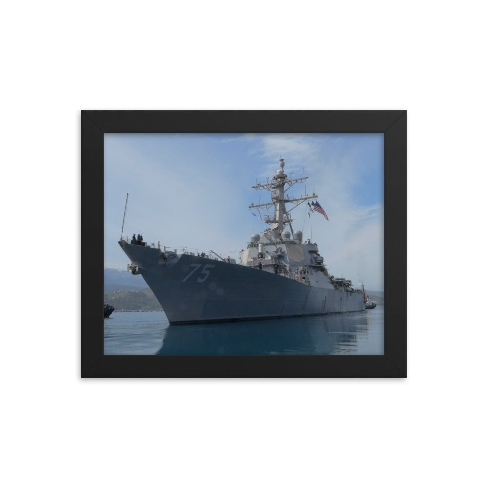 USS Donald Cook (DDG-75) Framed Ship Photo