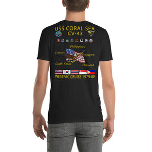 USS Coral Sea (CV-43) 1979-80 Cruise Shirt