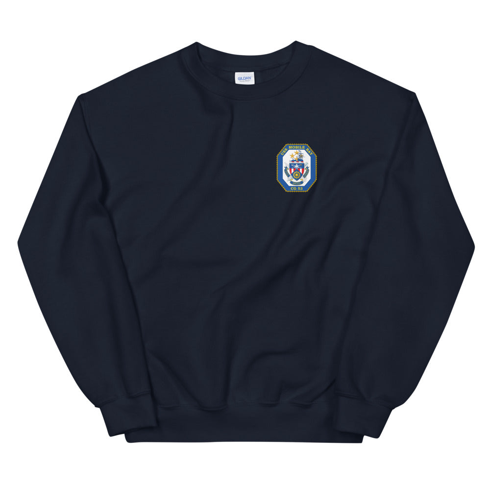USS Mobile Bay (CG-53) Ship's Crest Sweatshirt