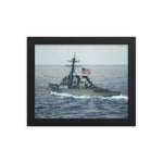 USS Curtis Wilbur (DDG-54) Framed Ship Photo