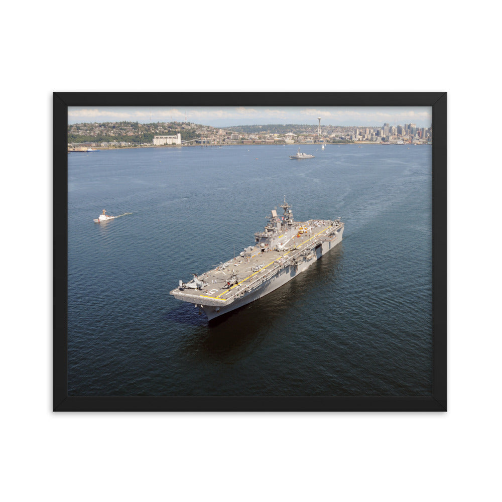 USS Bonhomme Richard (LHD-6) Framed Ship Photo