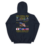 USS Coral Sea (CVA-43) 1973 Cruise Hoodie