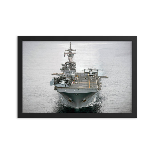 USS Essex (LHD-2) Framed Ship Photo
