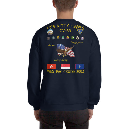 USS Kitty Hawk (CV-63) 2002 Cruise Sweatshirt