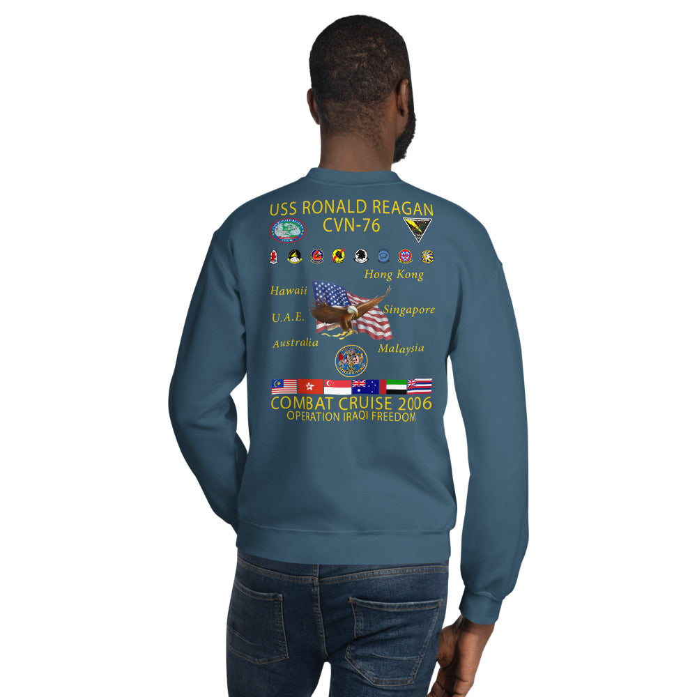 USS Ronald Reagan (CVN-76) 2006 Cruise Sweatshirt