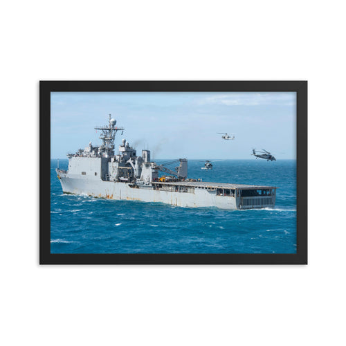USS Ashland (LSD-48) Framed Ship Photo