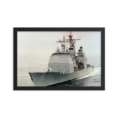 USS Lake Erie (CG-70) Framed Ship Photo