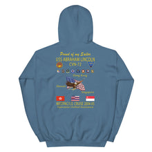 Load image into Gallery viewer, USS Abraham Lincoln (CVN-72) 2004-05 Cruise Hoodie - Family