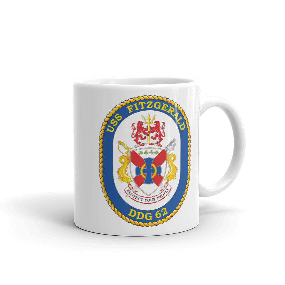 USS Fitzgerald (DDG-62) Ship's Crest Mug