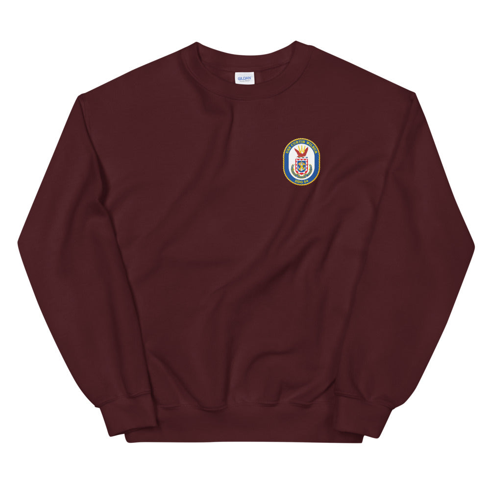 USS Curtis Wilbur (DDG-54) Ship's Crest Sweatshirt