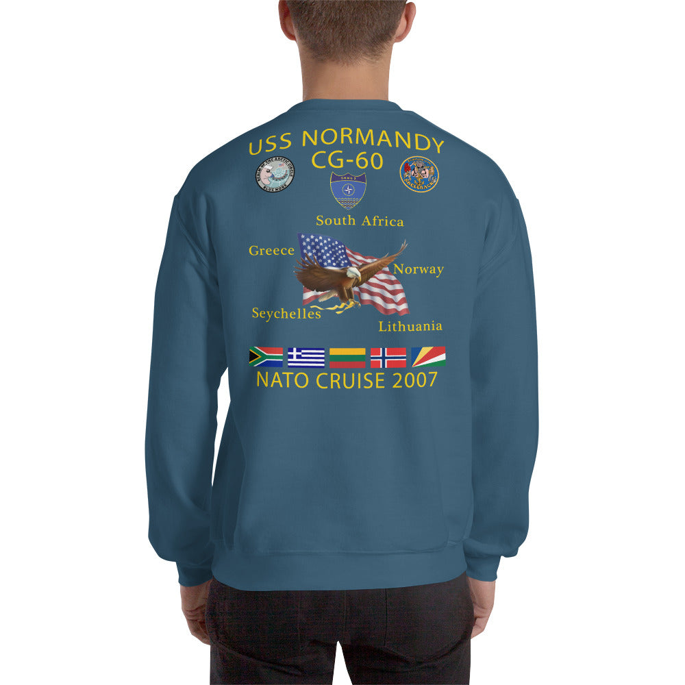 USS Normandy (CG-60) 2007 Cruise Sweatshirt