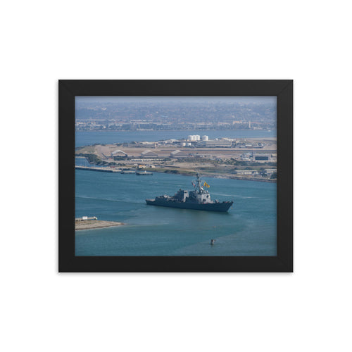 USS Dewey (DDG-105) Framed Ship Photo