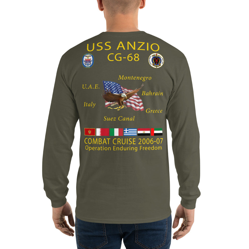 USS Anzio (CG-68) 2006-07 Long Sleeve Cruise Shirt