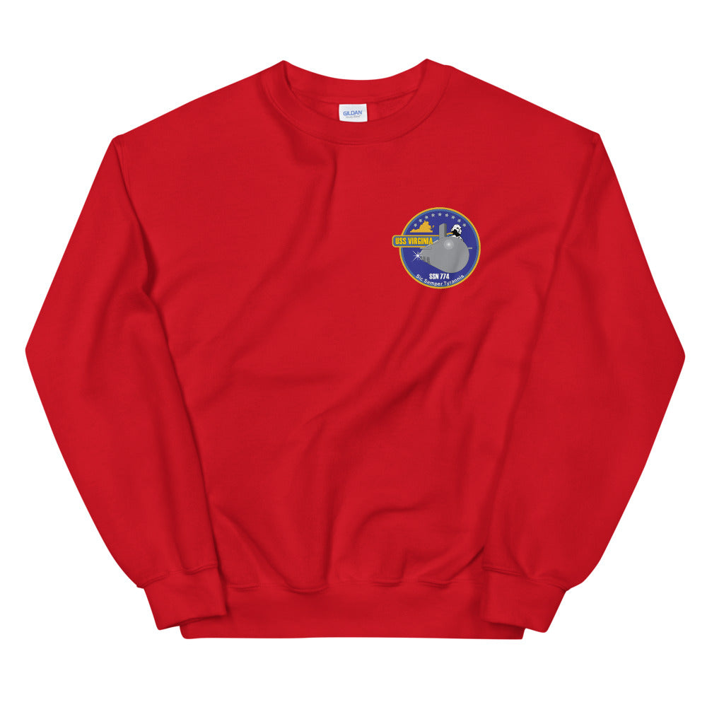 USS Virginia (SSN-774) Ship's Crest Sweatshirt