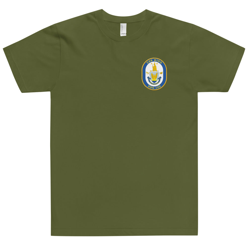 USS Kidd (DDG-100) Ship's Crest Shirt