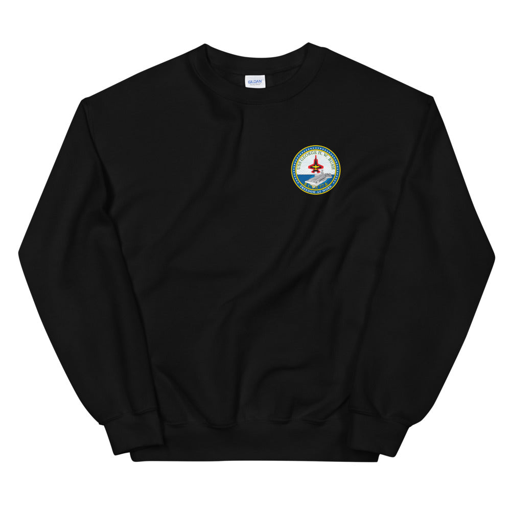 USS George H.W. Bush (CVN-77) Ship's Crest Sweatshirt