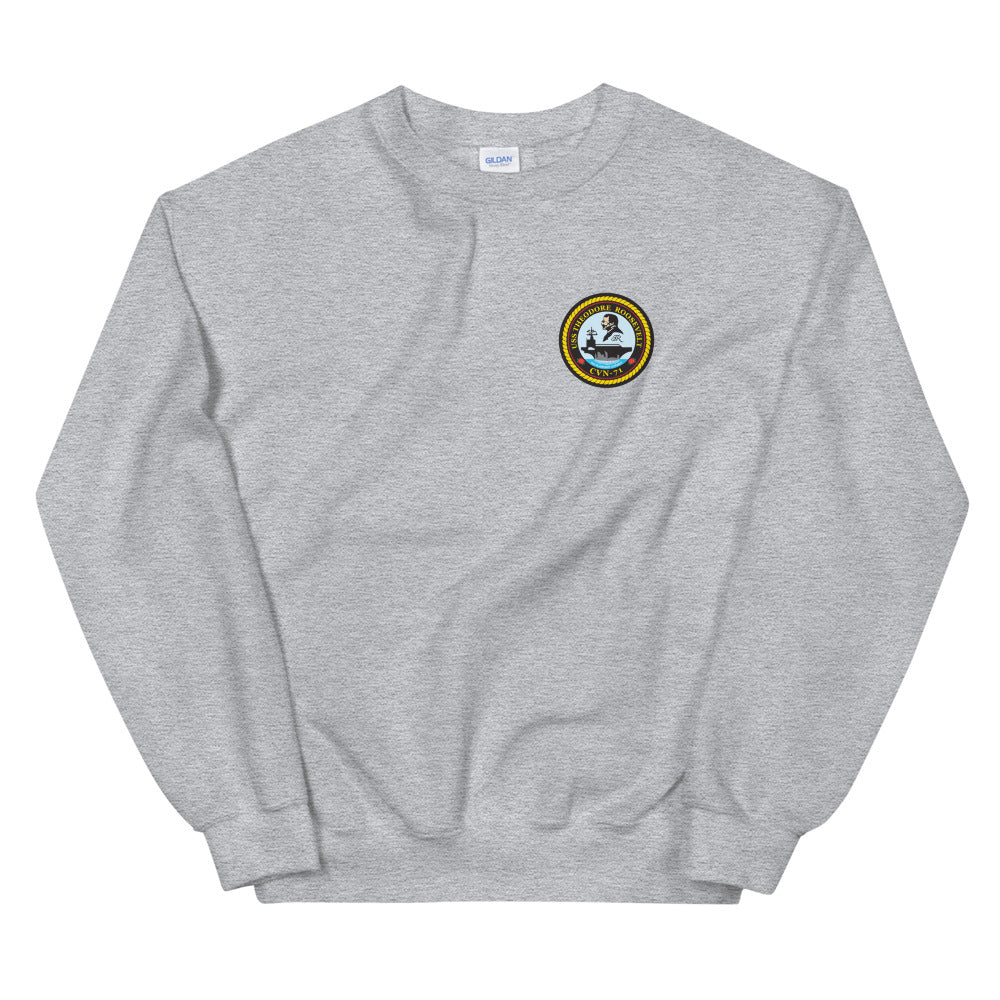 USS Theodore Roosevelt (CVN-71) Ship's Crest Sweatshirt