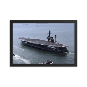 USS America (CV-66) Framed Ship Photo
