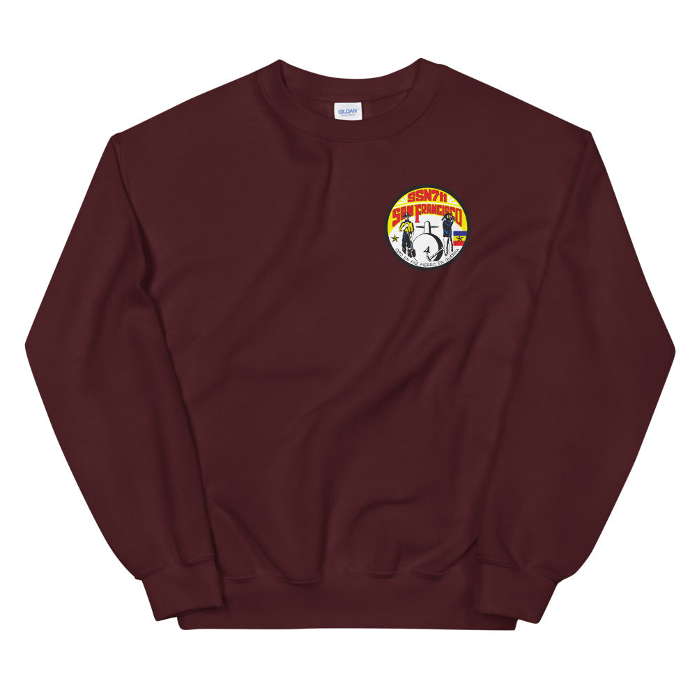 USS San Francisco (SSN-711) Ship's Crest Sweatshirt