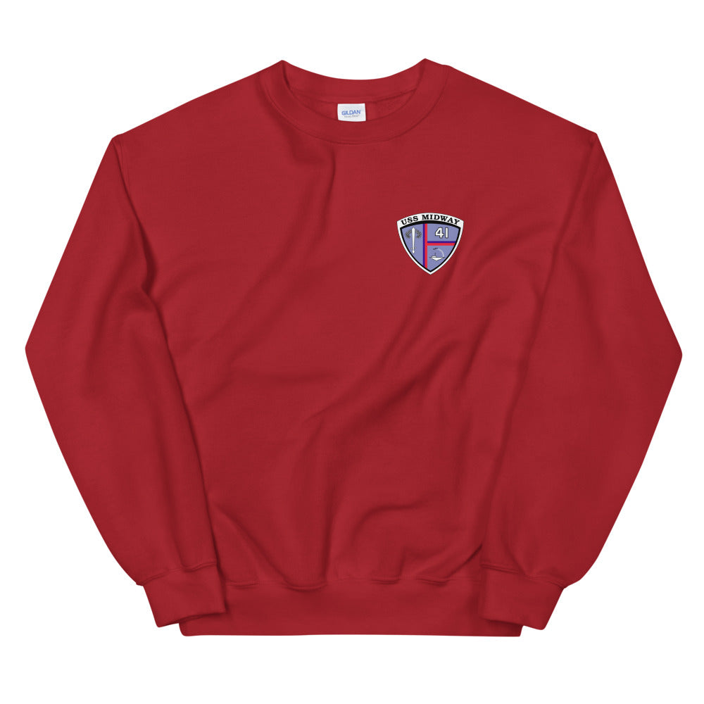 USS Midway (CVA/CV-41) Ship's Crest Sweatshirt
