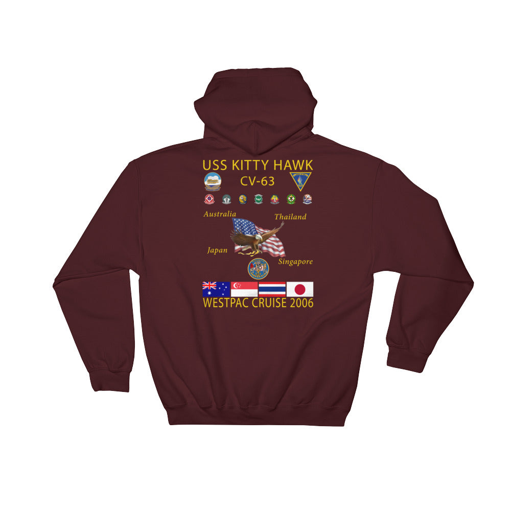 USS Kitty Hawk (CV-63) 2006 Cruise Hoodie