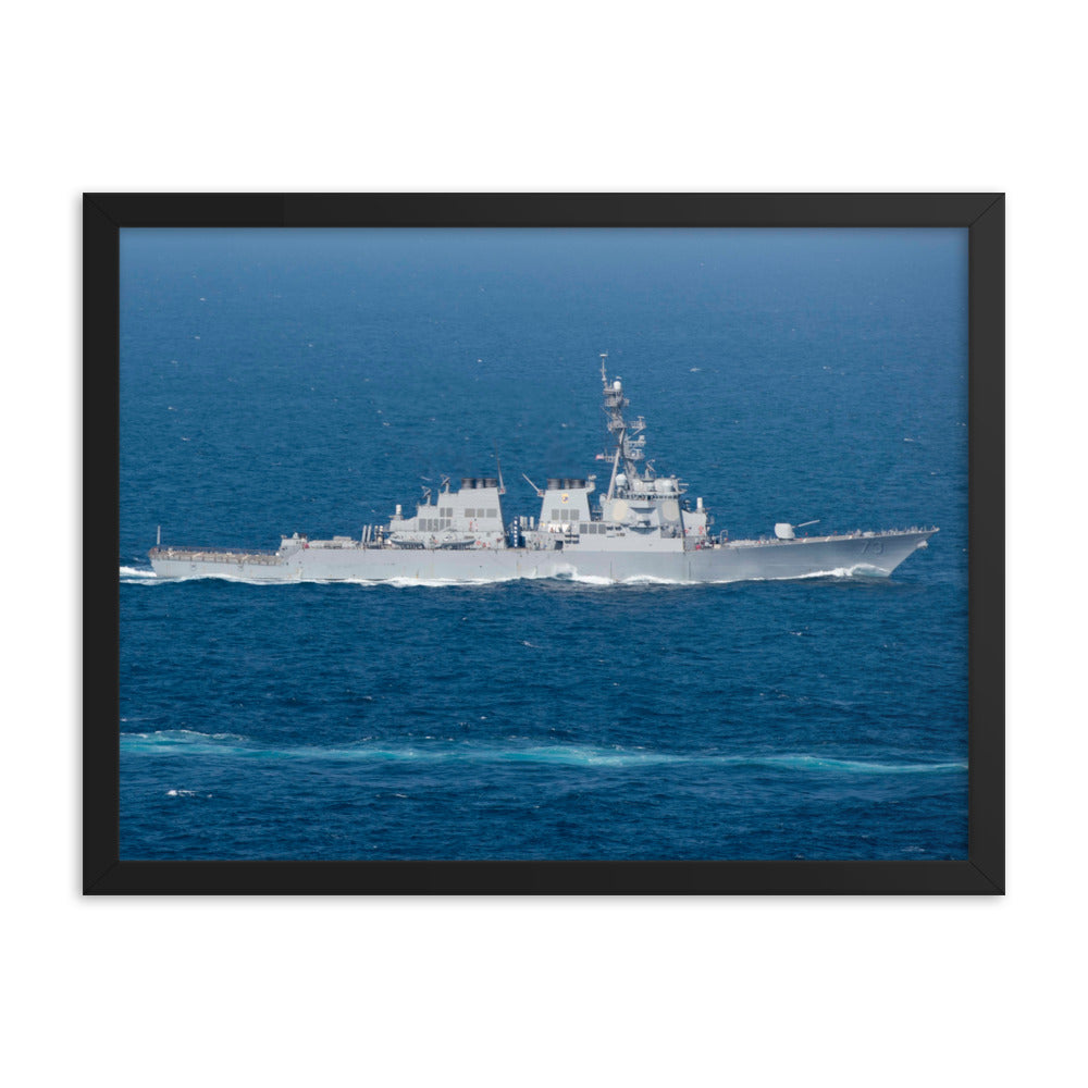 USS Decatur (DDG-73) Framed Ship Photo