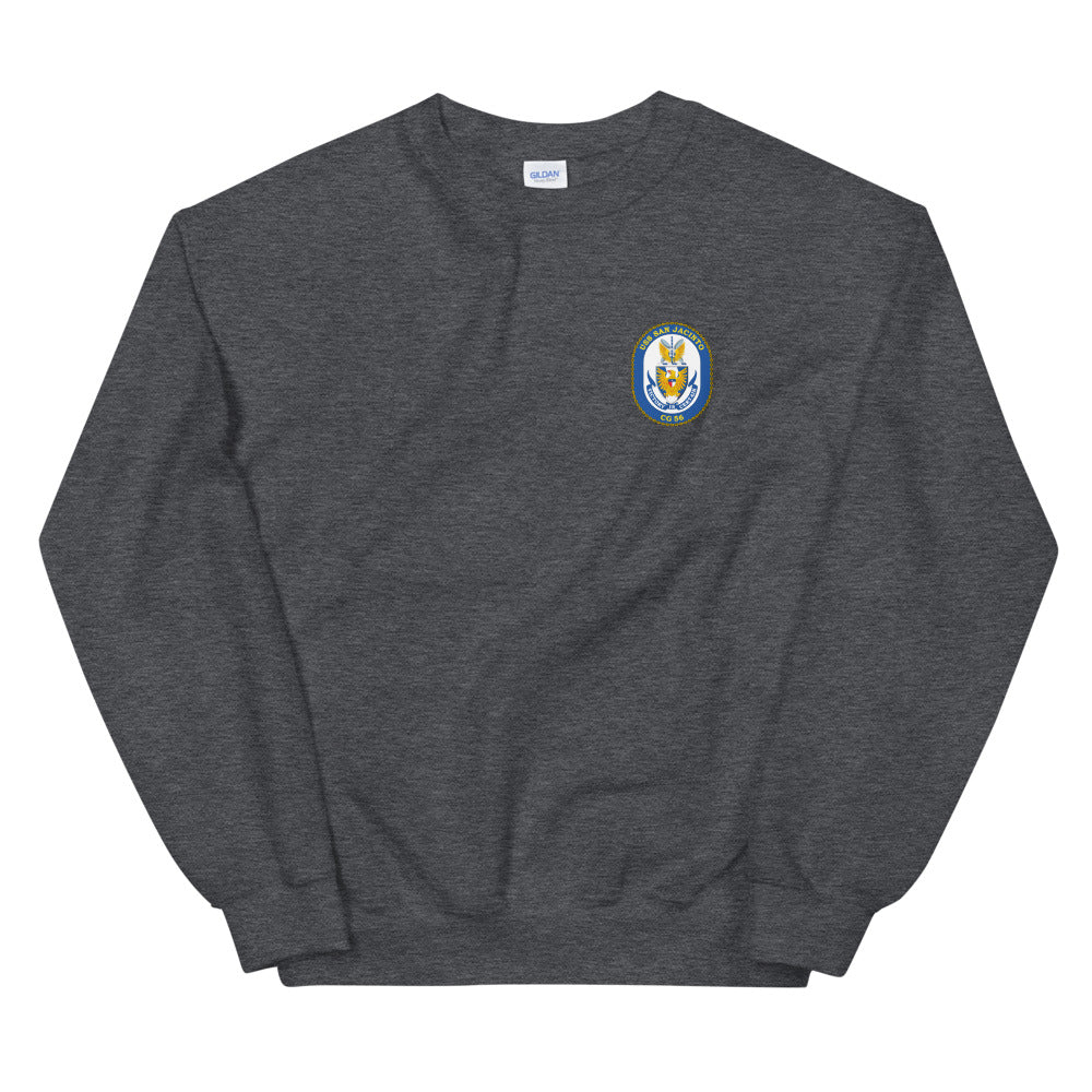USS San Jacinto (CG-56) Ship's Crest Sweatshirt