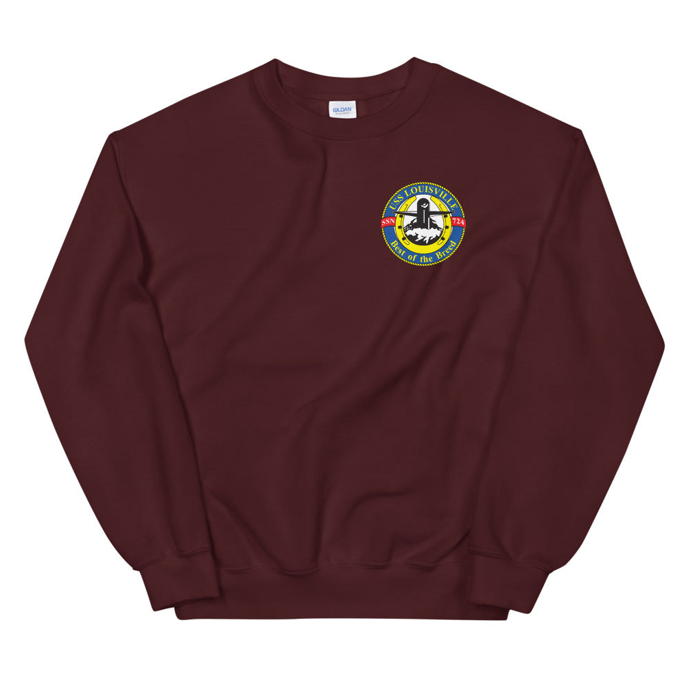 USS Louisville (SSN-724) Ship's Crest Sweatshirt