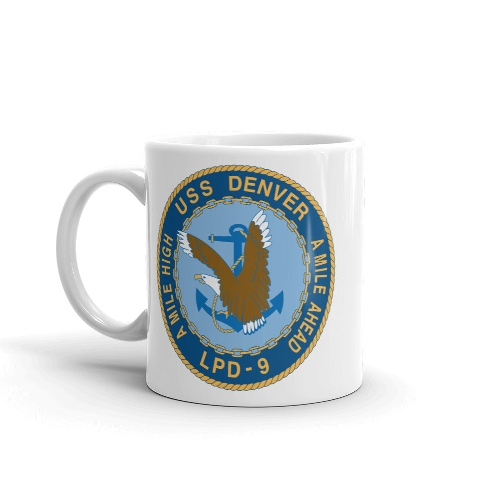 USS Denver (LPD-9) Ship's Crest Mug