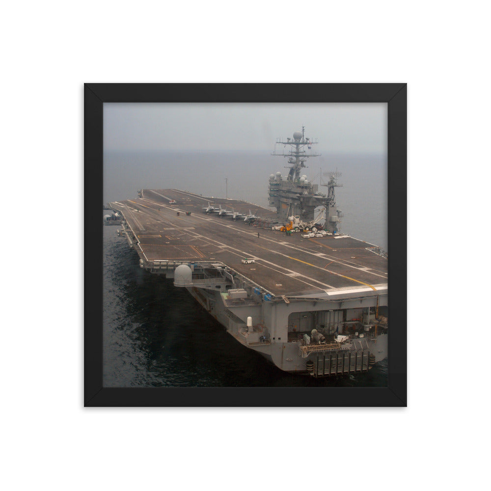 USS Theodore Roosevelt (CVN-71) Framed Ship Photo