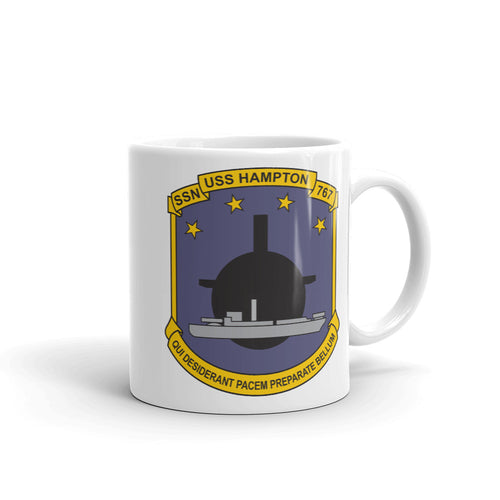 USS Hampton (SSN-767) Ship's Crest Mug