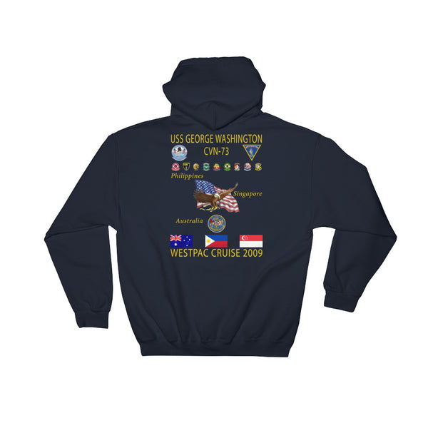 USS George Washington (CVN-73) 2009 Cruise Hoodie