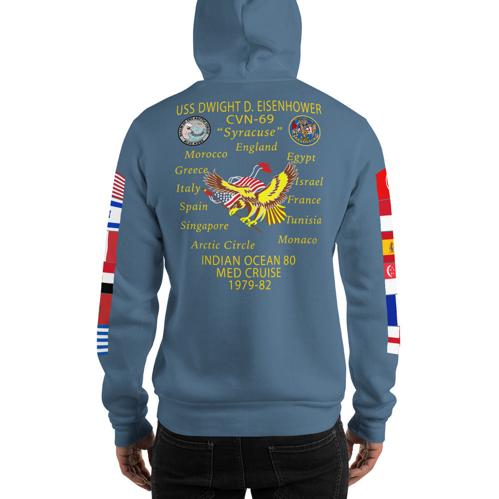 IKE CUSTOM w/FLAGS - E HUGHES - Hoodie