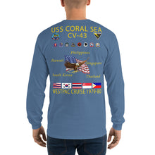 Load image into Gallery viewer, USS Coral Sea (CV-43) 1979-80 Long Sleeve Cruise Shirt