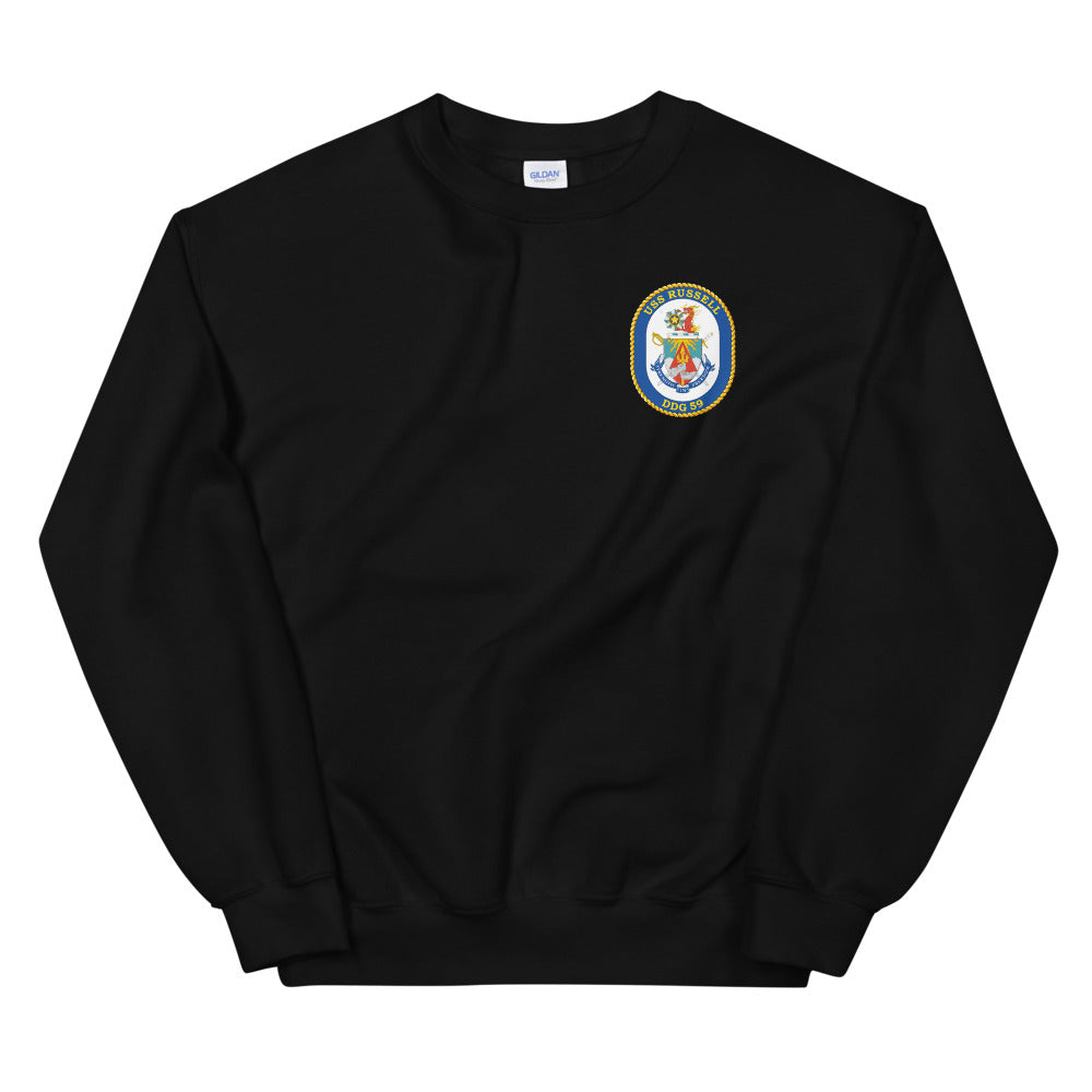 USS Russell (DDG-59) Ship's Crest Sweatshirt
