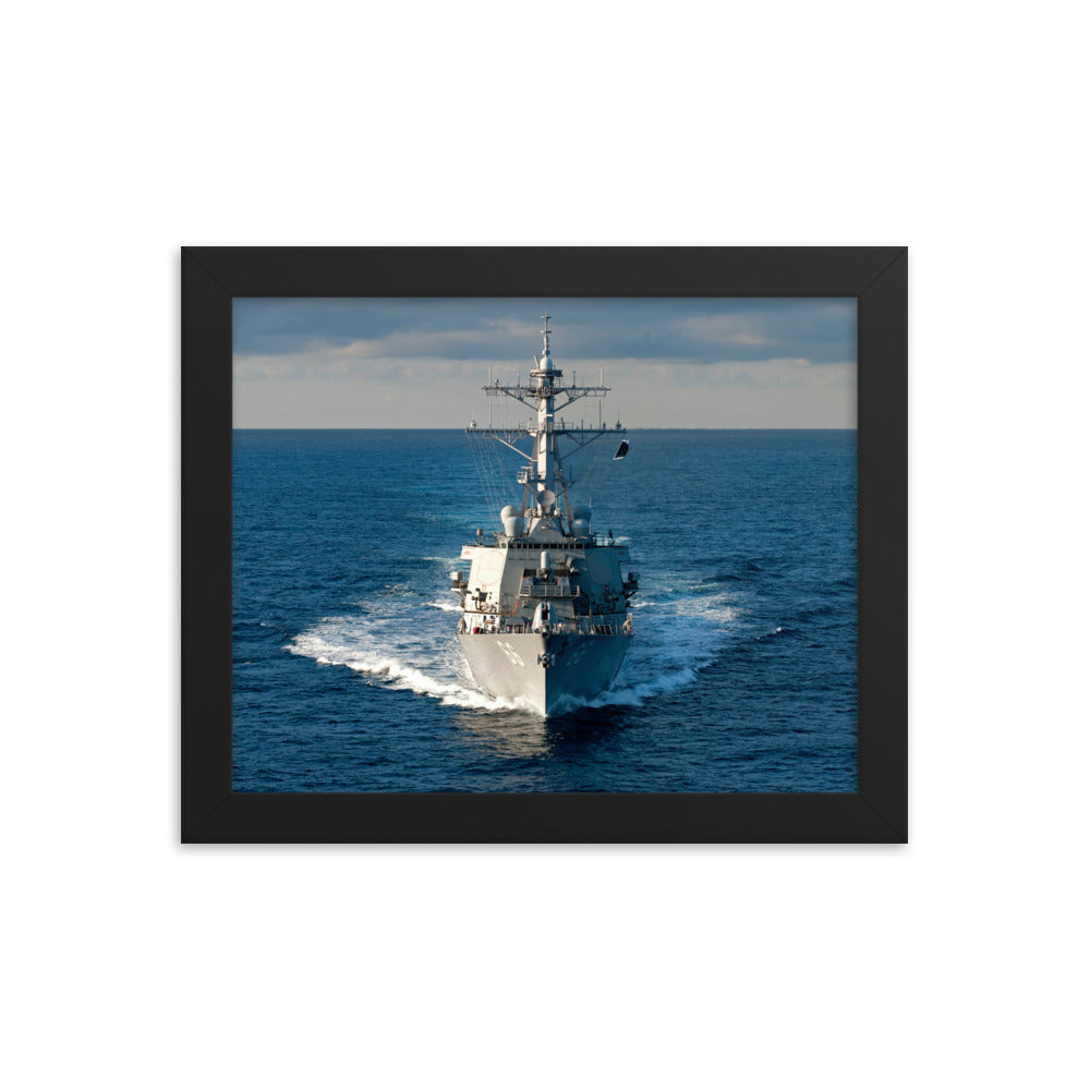 USS Gonzales (DDG-66) Framed Ship Photo