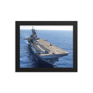 USS Wasp (LHD-1) Framed Ship Photo