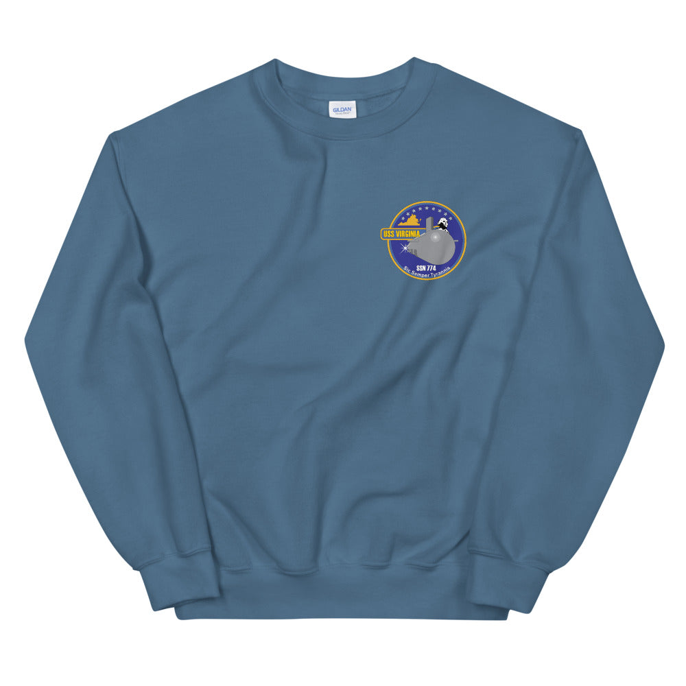 USS Virginia (SSN-774) Ship's Crest Sweatshirt