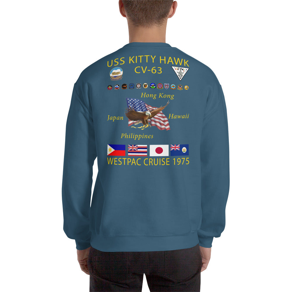 USS Kitty Hawk (CVA-63) 1975 Cruise Sweatshirt