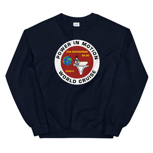 USS Enterprise (CVN-65) '89-'90 Power in Motion Cruise Sweatshirt