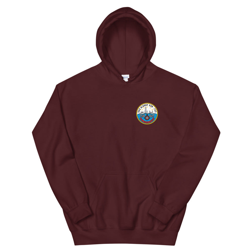 USS Albany (SSN-753) Ship's Crest Hoodie