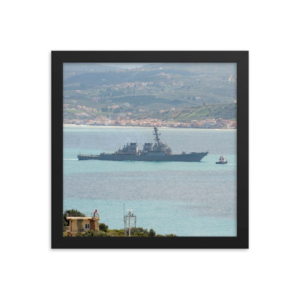 USS Gonzales (DDG-66) Framed Ship Photo