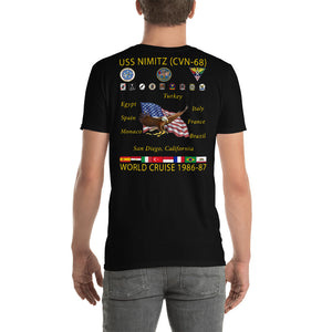 USS Nimitz (CVN-68) 1986-87 Cruise Shirt