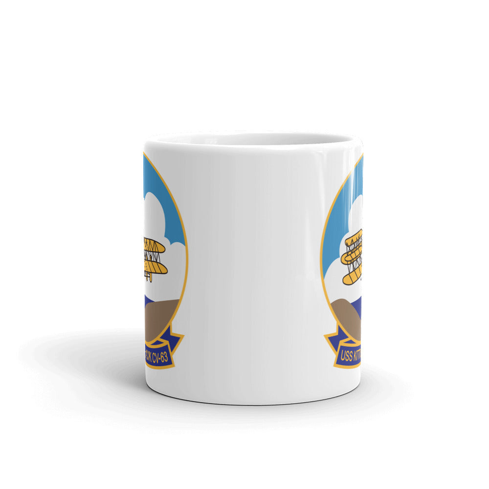 USS Kitty Hawk (CV-63) Ship's Crest Mug