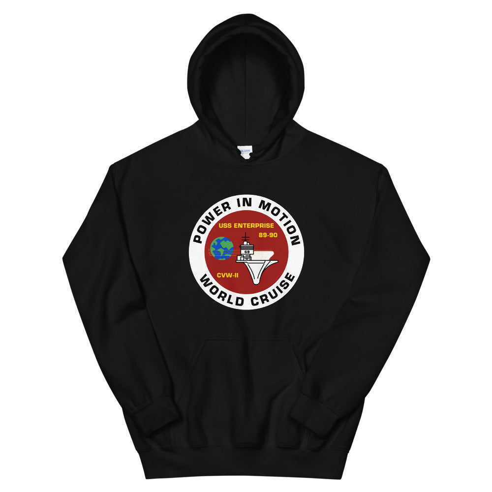 USS Enterprise (CVN-65) '89-'90 Power in Motion Cruise Hoodie
