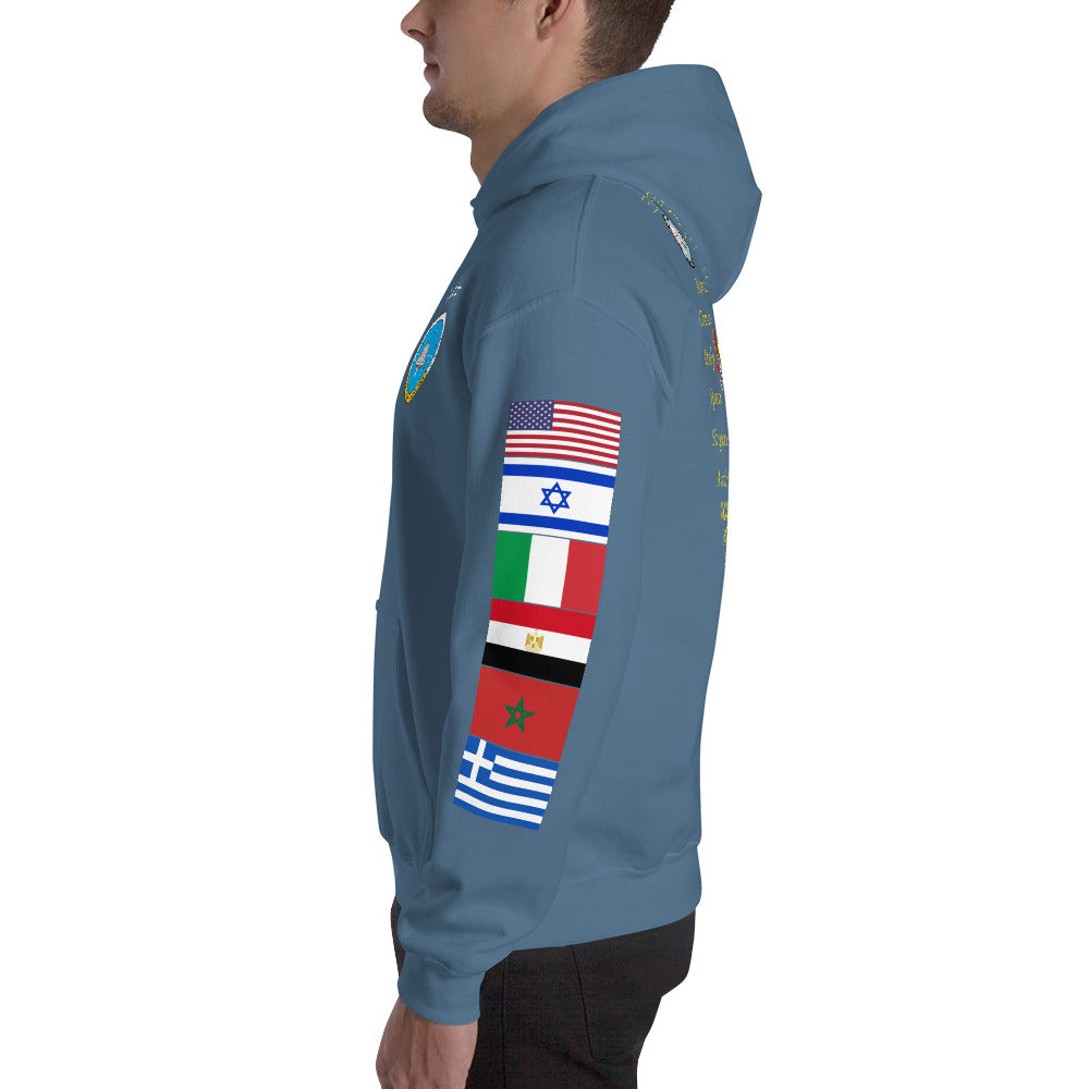 IKE CUSTOM w/FLAGS - E HUGHES - Hoodie