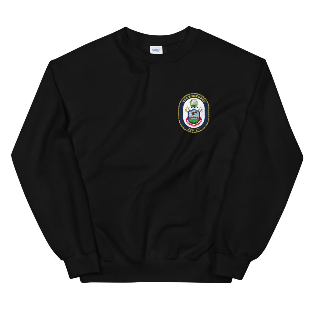USS Somerset (LPD-25) Ship's Crest Sweatshirt