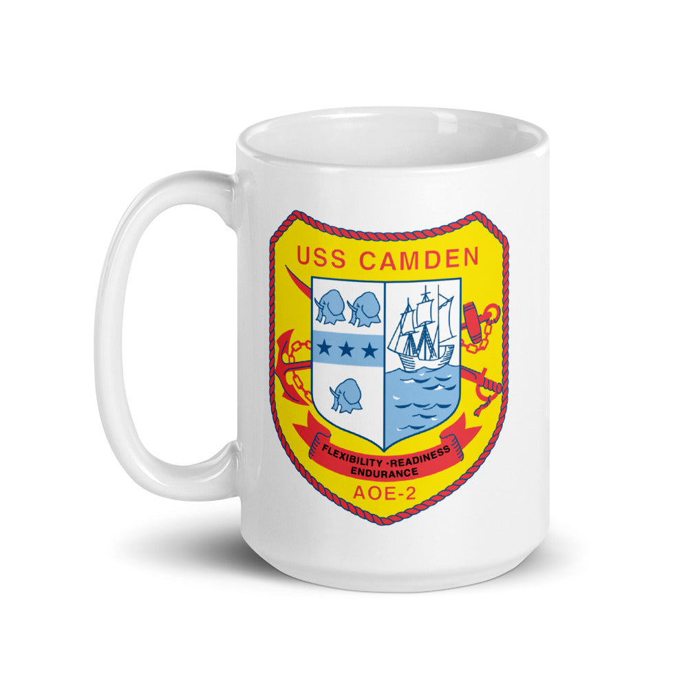 USS Camden (AOE-2) Ship's Crest Mug