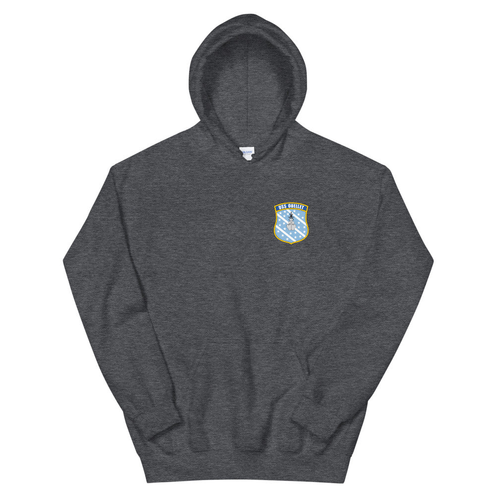 USS Ouellet (FF-1077) Ship's Crest Hoodie